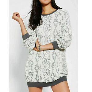 Urban Outfitters  Ecote Midnight Eclipse Sweatshirt Top Small grey